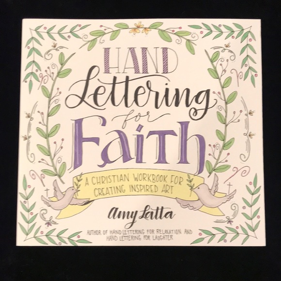 Brand new Barnes & Noble Hand Lettering for Faith Book - Picture 1 of 16